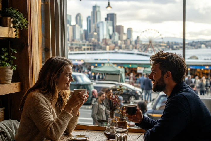 Upscale artisanal coffee meet and greet in Capitol Hill Seattle